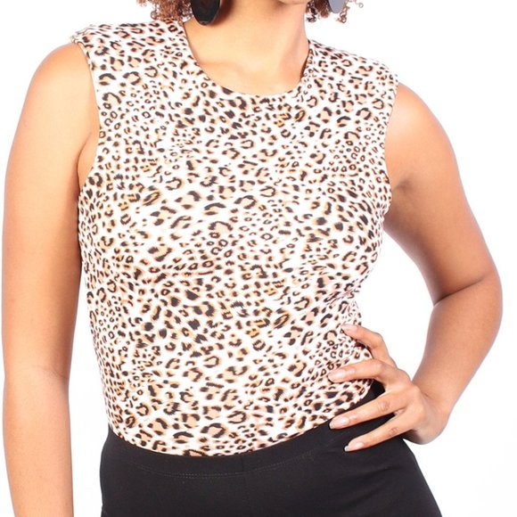 White Padded Shoulder Muscle Tee Bodysuit - Picture 1 of 5